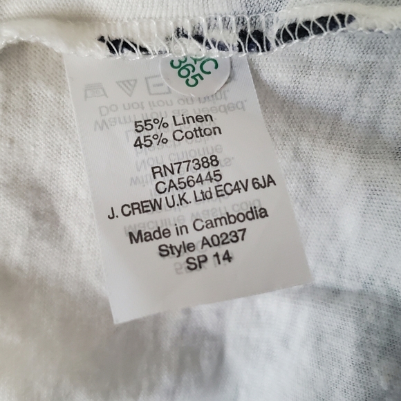 J. Crew Butterfly and Floral Print Tee Shirt - Picture 7 of 8